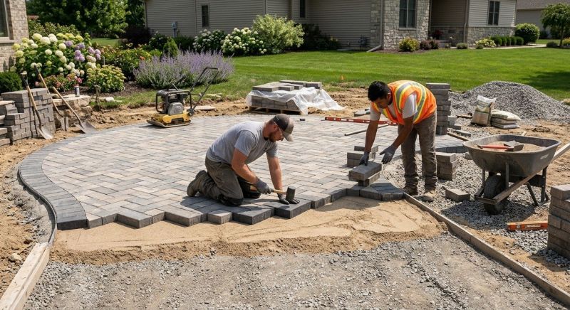 Paver Patio Construction in Boston, MA