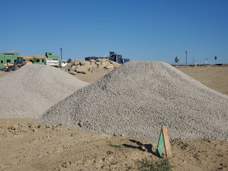 Pea Gravel Delivery Process